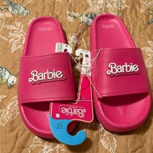 NWT Barbie Pink Slide Sandals